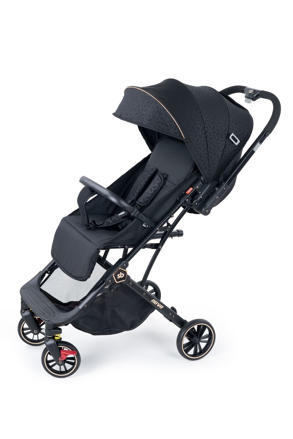 Sunny Baby Nova Çift Yönlü Kabin Boy Bebek Arabası 9035 Siyah