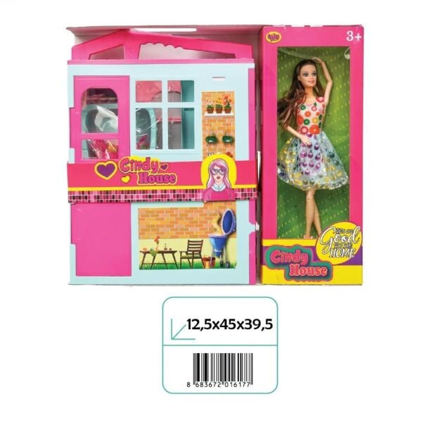 Oydaş Oyuncak 02617 Kutuda Cındy'nın Evı Bebeklı*8* 04-02617