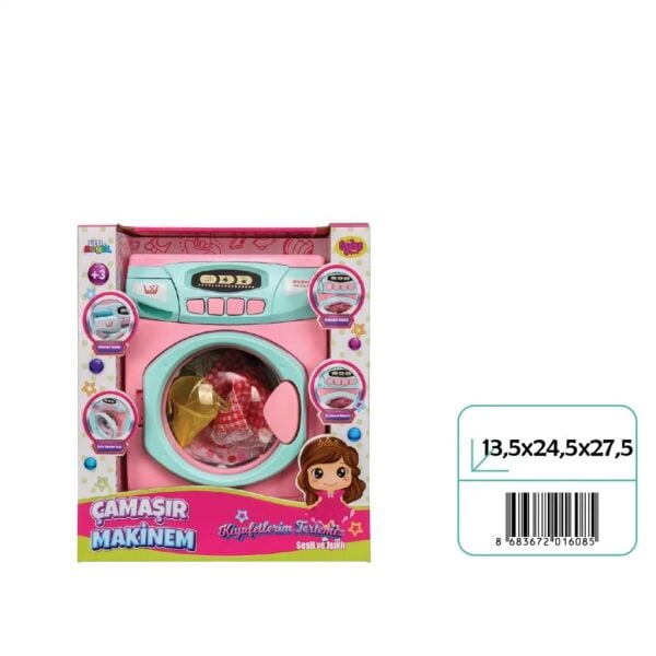 Oydaş Oyuncak 02608 Pıllı Buyuk Camasır Makınası*12* 04-02608