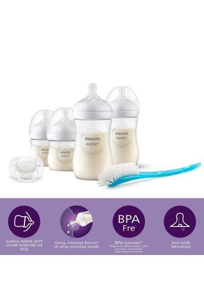 Philips Avent SCD838/11Natural Response Doğal Tepkili Hoşgeldin Bebek Hediye Seti - Cam Değildir