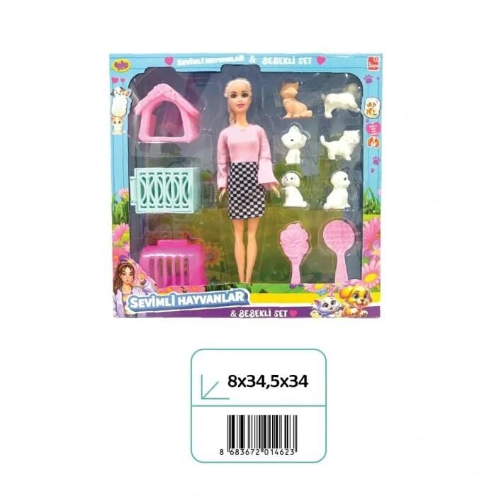 Oydaş Oyuncak 02462 Kutulu Bebekli Pati Dostlarım*12* 04-02462