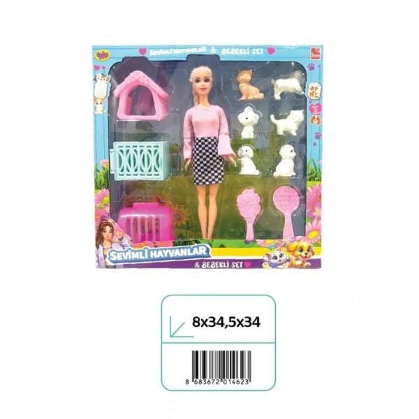 Oydaş Oyuncak 02462 Kutulu Bebekli Pati Dostlarım*12* 04-02462