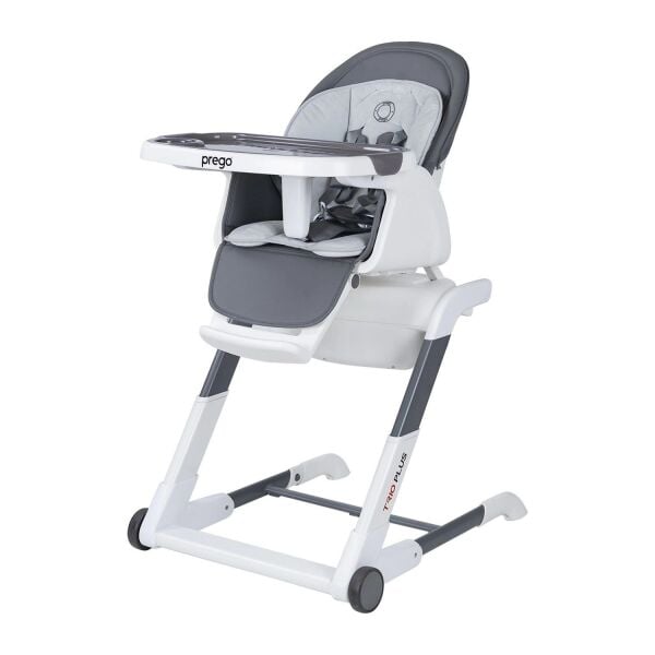 Prego 4029 Trio Plus Elektirikli Mama Sandalyesi Gri