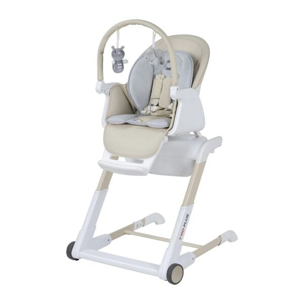 Prego 4029 Trio Plus Elektirikli Mama Sandalyesi Bej