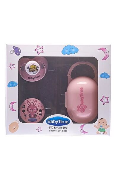 BabyTime 3'lü Emzik Seti Karma Renk Bt511