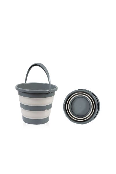 Babyjem Katlanır Banyo 3'Lü Set Antrasit Yeni 765