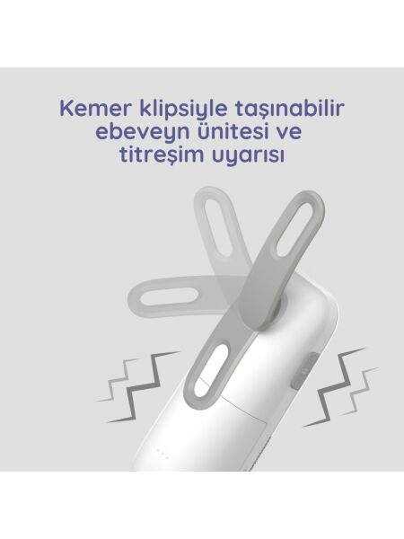 Hubble Sense Glow Pro Gece Işıklı ve Projektörlü Taşınabilir Bebek Telsiz