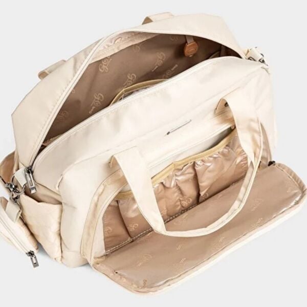 Baby2Go Go Bag Olıvıa  Anne Bebek Bakım Cantası (Krem)