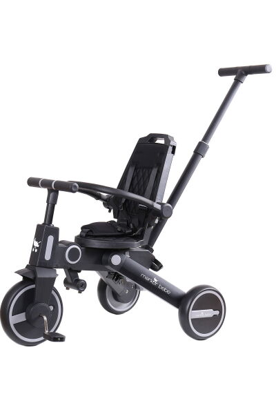 Merkür Bebe Falky Üç Tekerlekli Bebek ve Çocuk Bisikleti Siyah