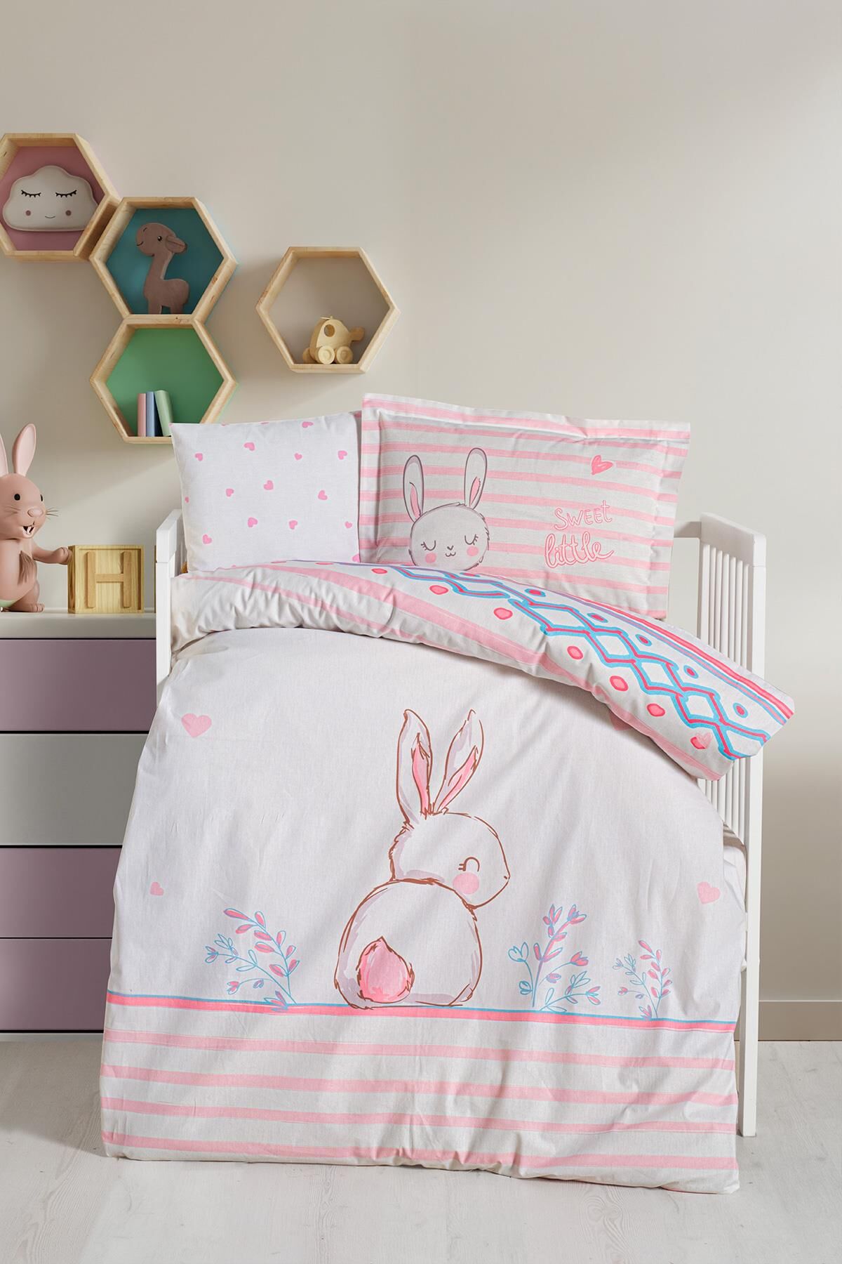 Kanz - Bebek  Uyku Seti(knz-003) 152.01.0270.Sweet-Bunny-