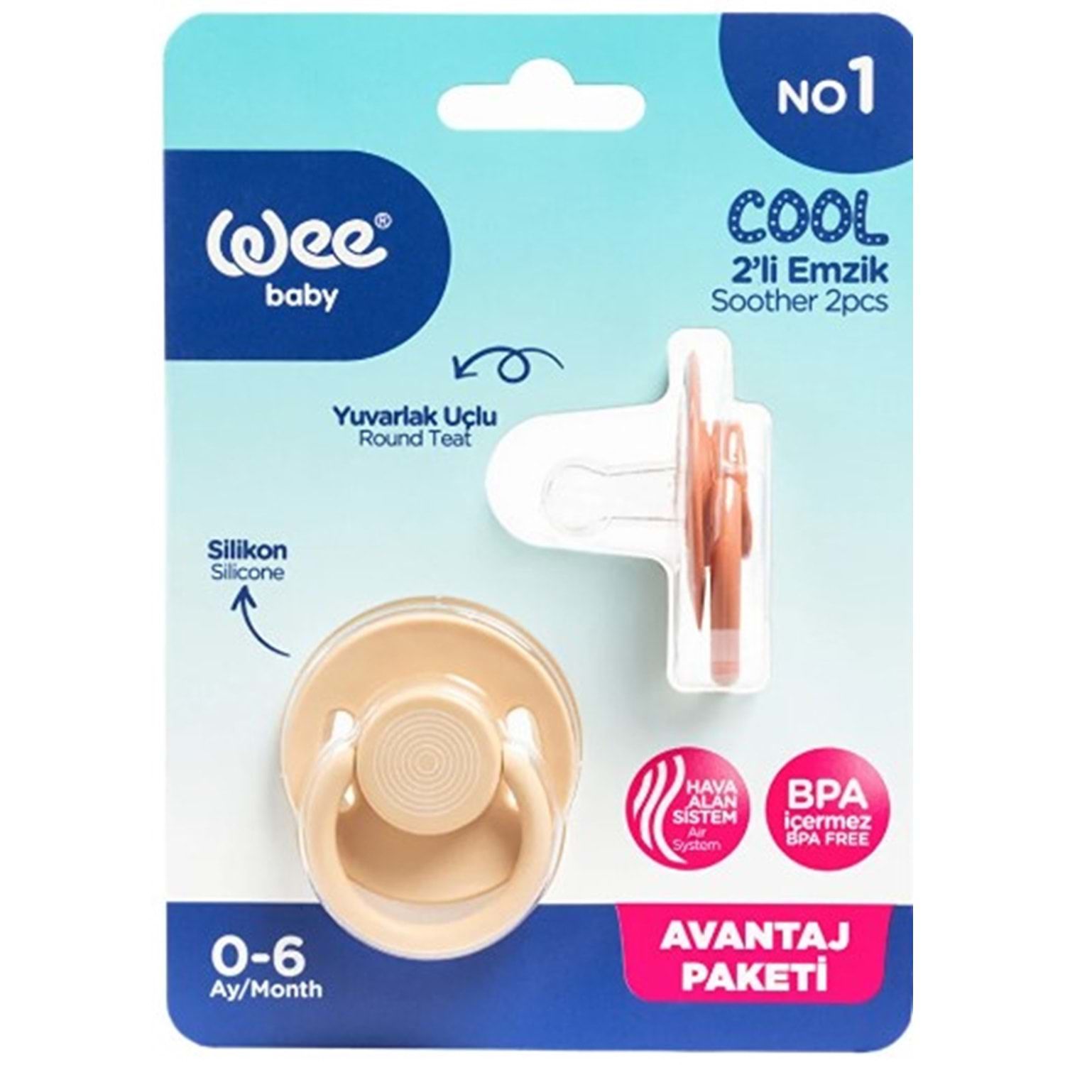 Wee Baby Cool 2'li Emzik No:1