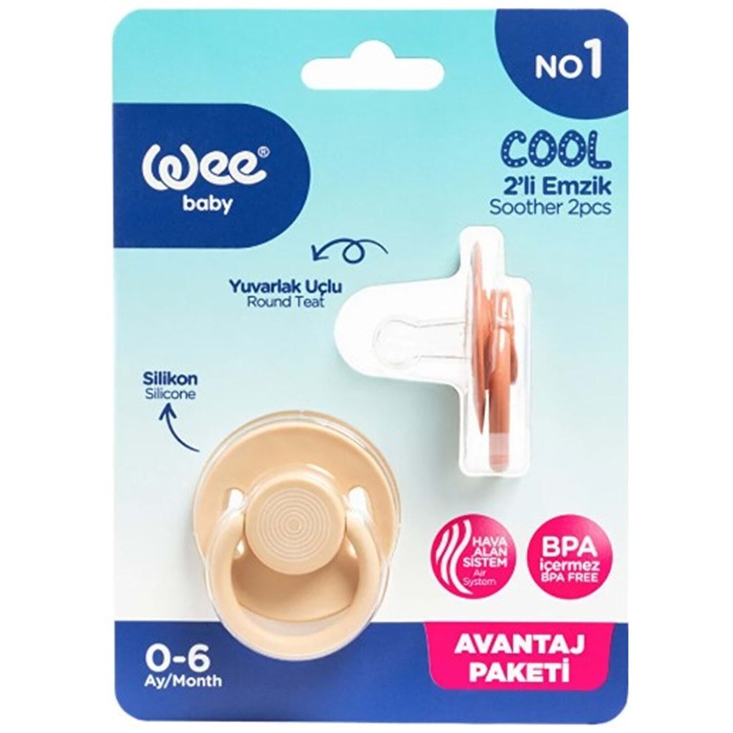 Wee Baby Cool 2'li Emzik No:1