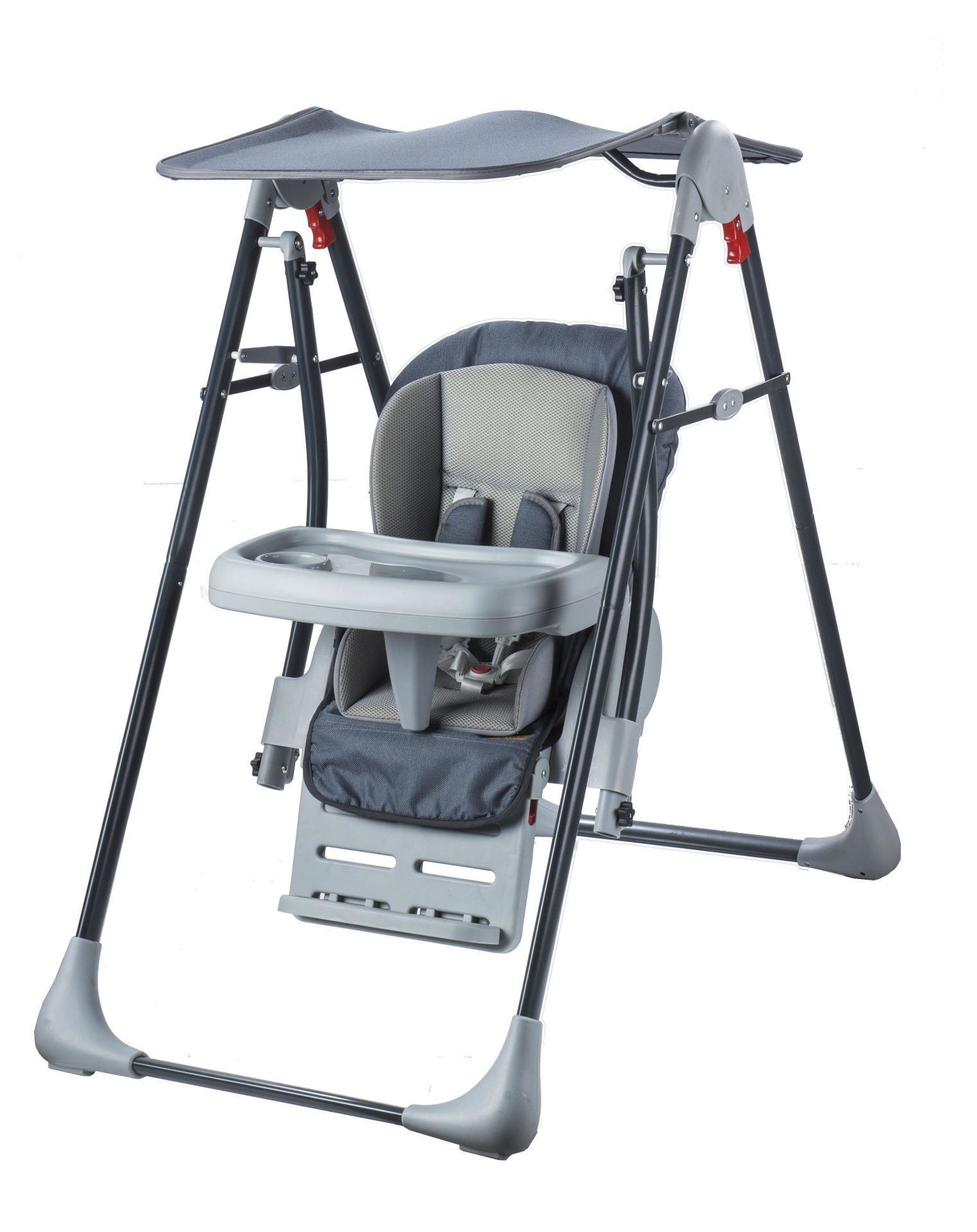 Baby Care Bc-530 Rocket Elite Fonksiyonel Yatarlı Katlanır Salıncak Gri ( D )