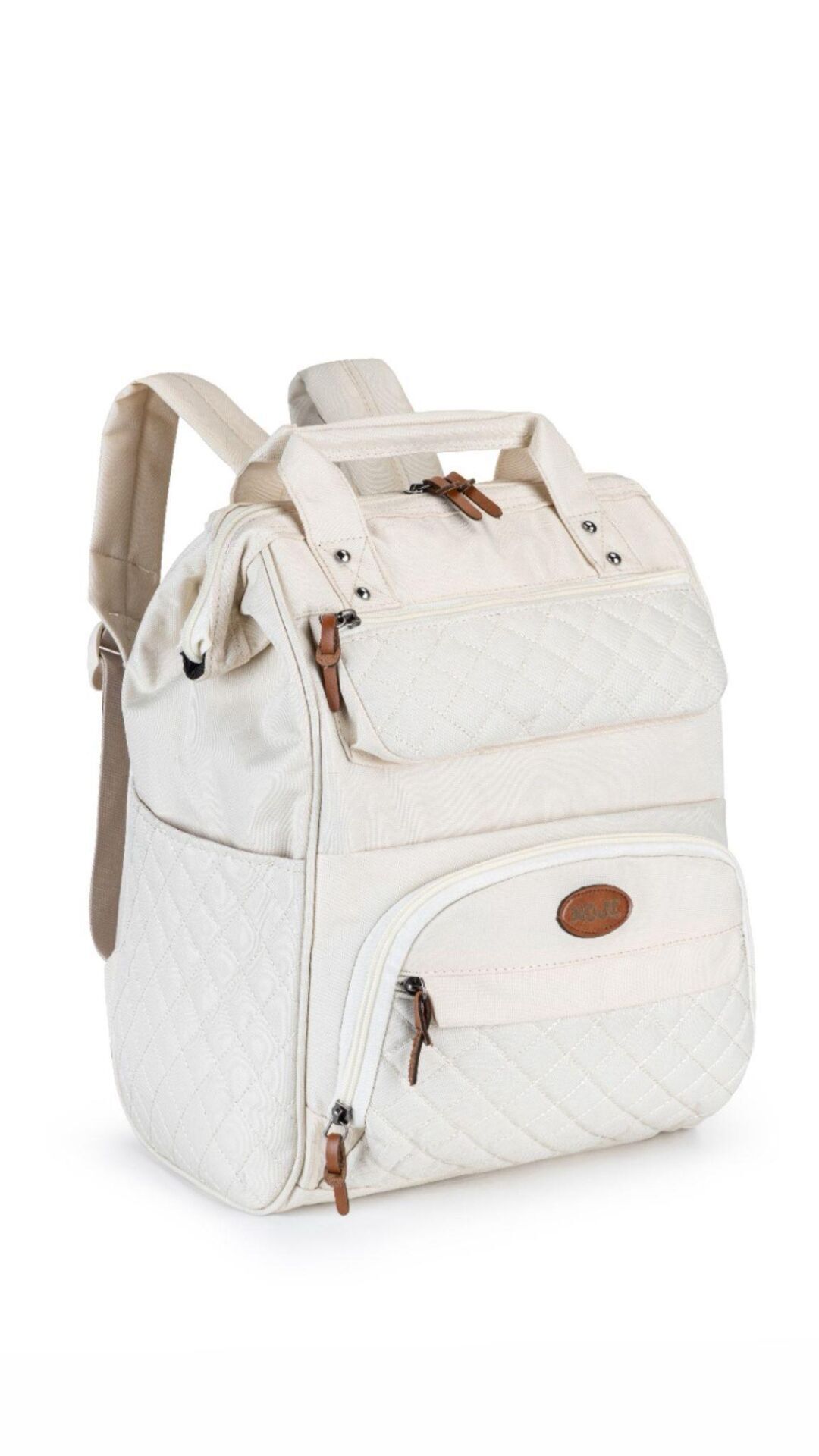 Moje Violet Anne Bebek Bakım Çantası Krem