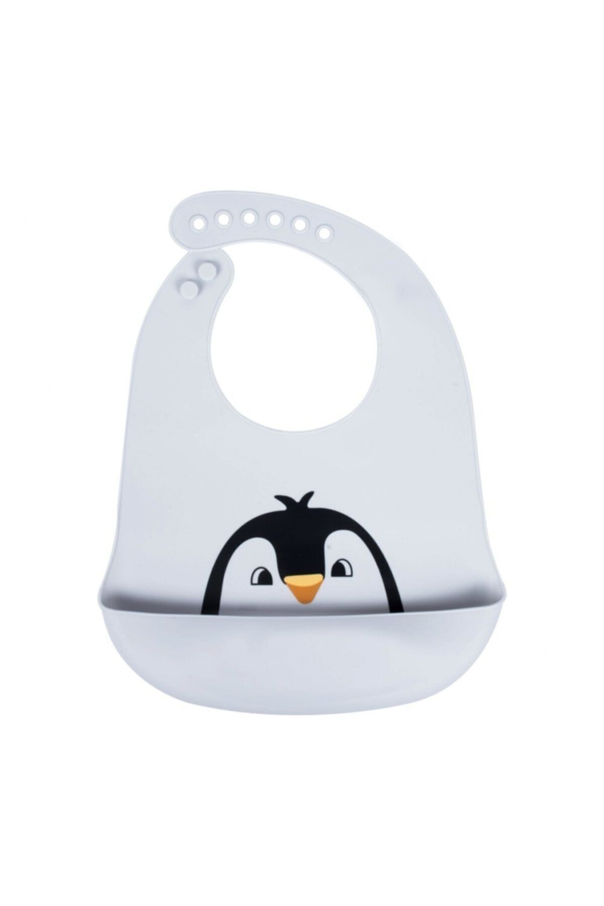 Sevi Bebe Silikon Mama Önlüğü - Gri 25-13