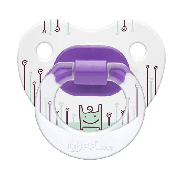 Wee Baby Desenli Gövdeli Damaklı Emzik 0+ Ay