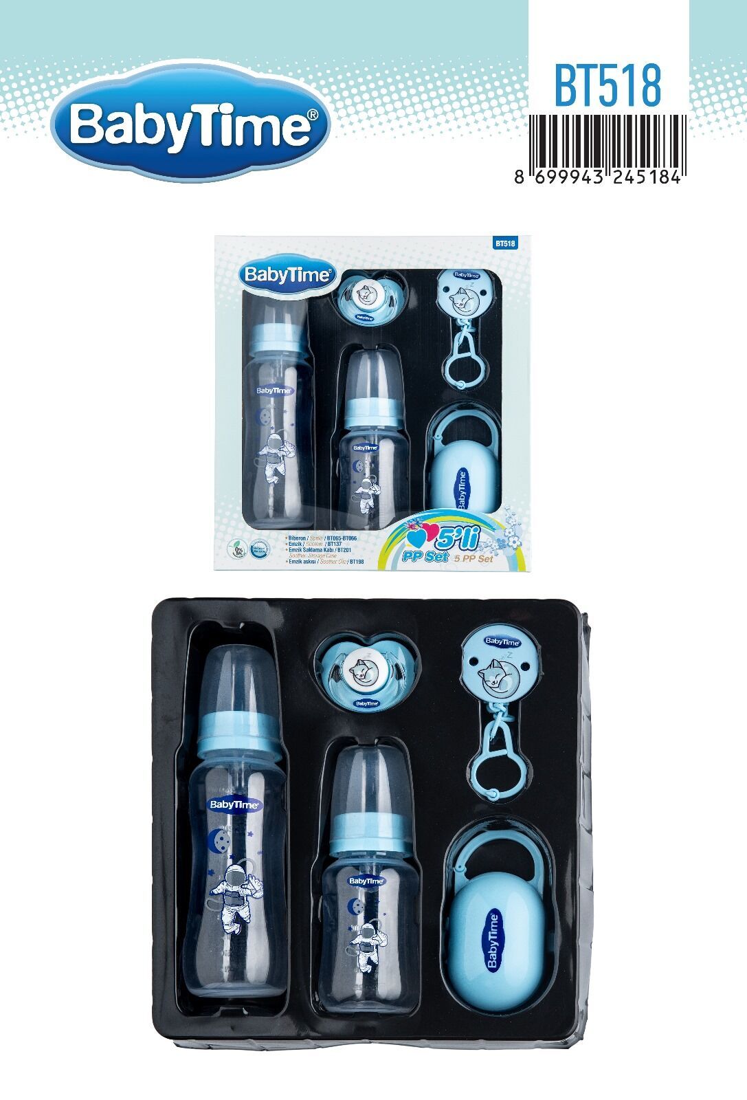 BabyTime 5'li Set Cam BT517