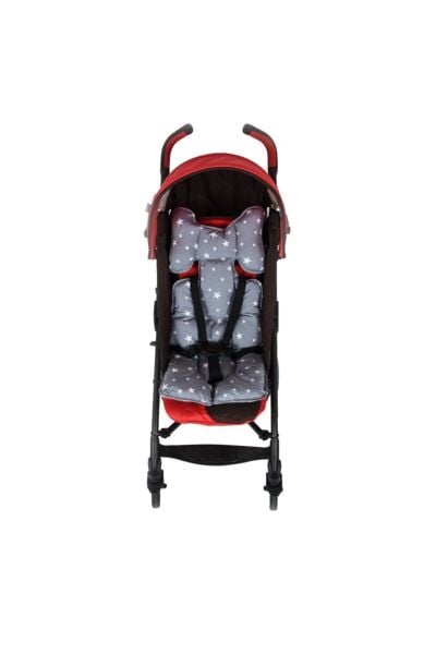 Sevi Bebe Puset Ve Oto Koltuğu Minderi - Gri Yıldızlı 8376-13