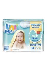 Uni Baby Aktif Sensitive Islak Menddil 24+ Ay