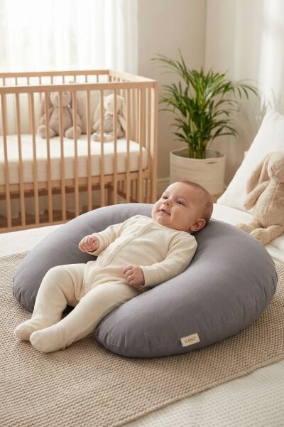 Kanz Bebek Emzirme Minderi Knz-036 Antrasit