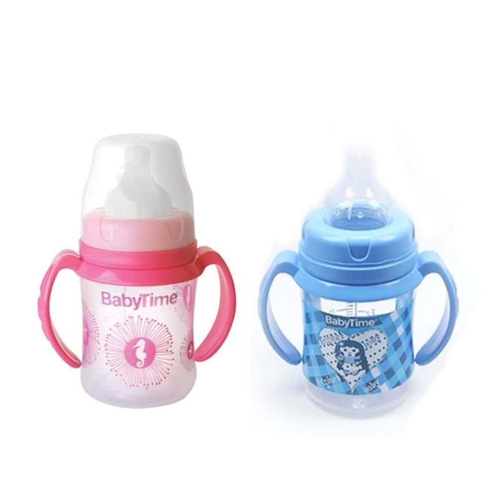 Babytime Bt078 G. Ağız Kulplu Pp Biberon (silikon Uçlu)  150 Ml