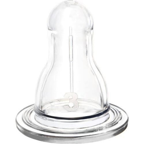 Wee Baby Yuvarlak Uçlu Biberon Emziği 18+ Ay No:3 Yoğun Akış Kd:822