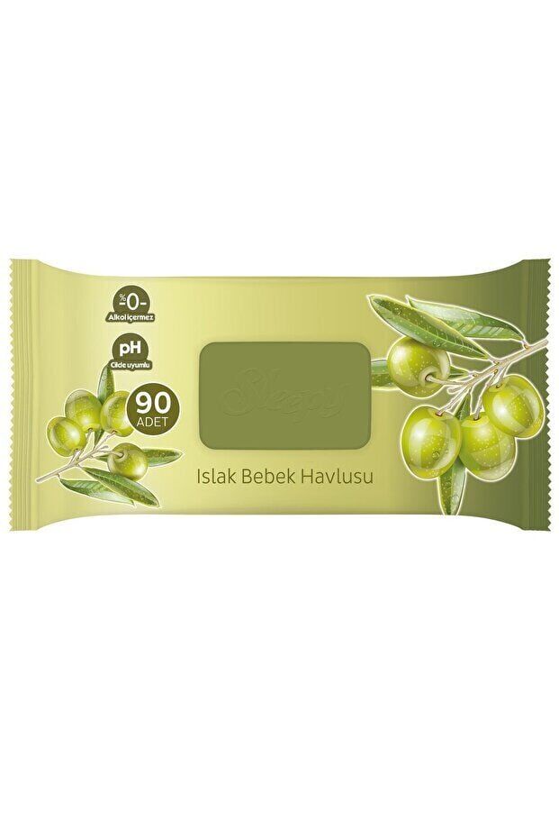 Sleepy Zeytinyağlı Islak Havlu 90 Lı
