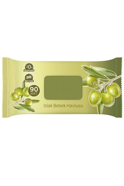 Sleepy Zeytinyağlı Islak Havlu 90 Lı