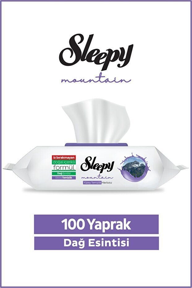 Sleepy Mountain Yüzey Temizlik Havlusu&Mendili Dağ Esintisi 100 Yaprak