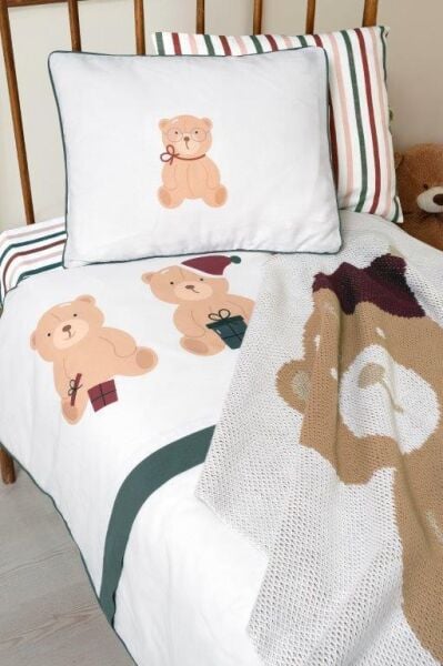 Kanz - Bebek Battaniyeli Nevresim Tkm.(knz-045) 152.01.0287.Teddy--