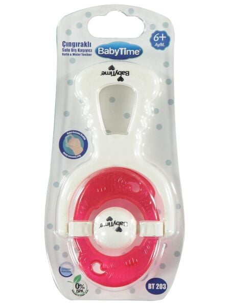 Babytime Bt203 Çıngıraklı Sulu Diş Kaşıyıcı