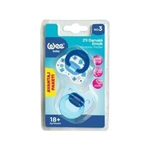 Wee Baby 2’li Damaklı Emzik No:3 Karma Renk