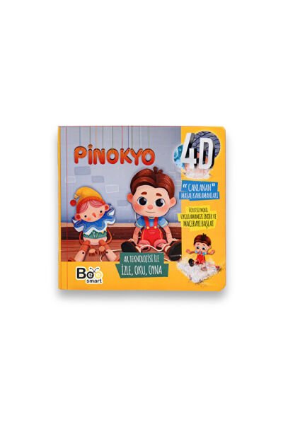 Bee Smart  Pinokyo Çocuk Kitabı Canlanan Kitap Pedagog Onaylı Canlanan Masal Kahramanları 4D