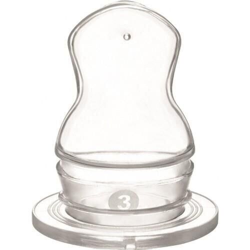 Wee Baby Silikon Damaklı Biberon Emziği No:3 Yoğun Akış 18+ay