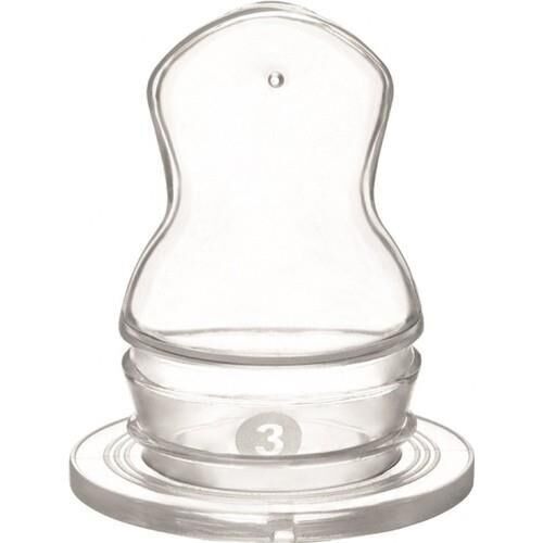 Wee Baby Silikon Damaklı Biberon Emziği No:3 Yoğun Akış 18+ay