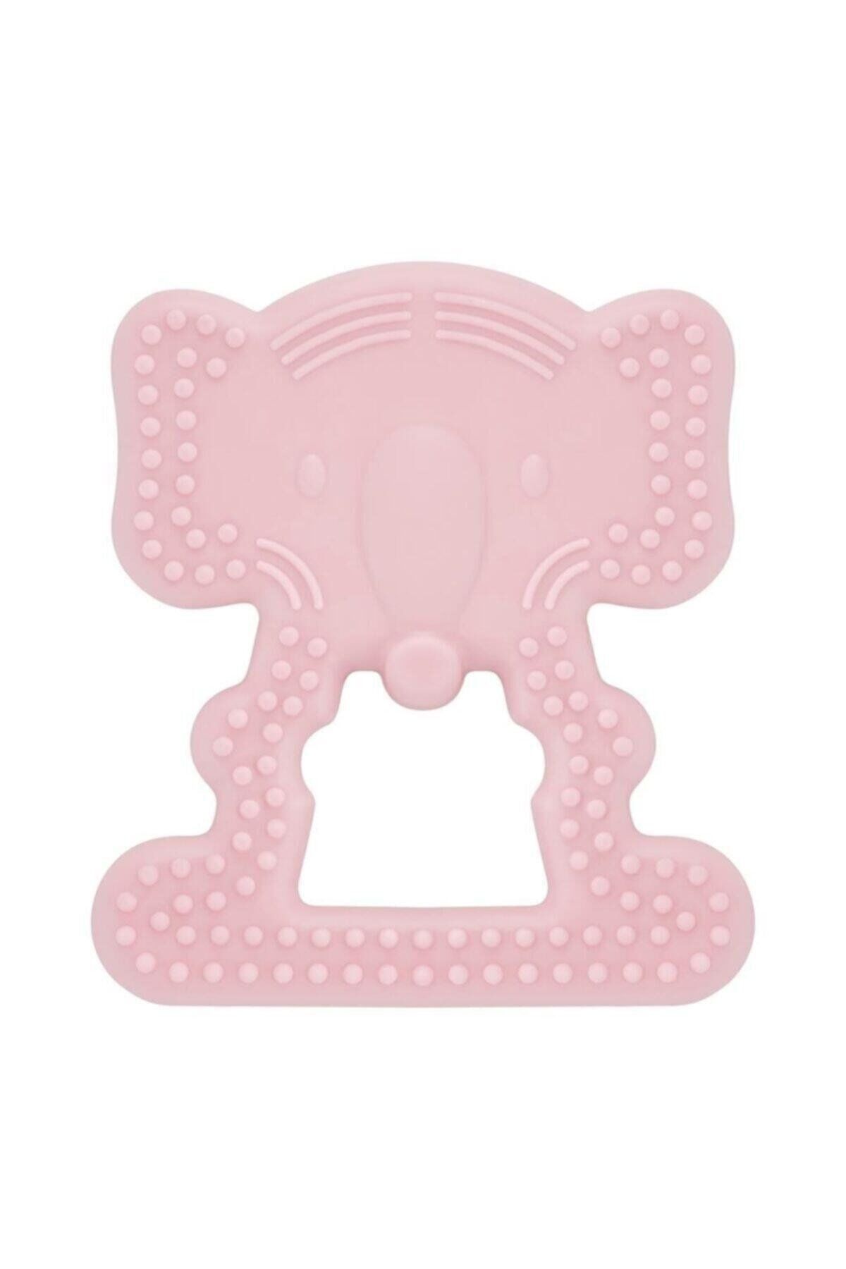 Babyjem Diş Kaşıyıcı Fil Pembe 628