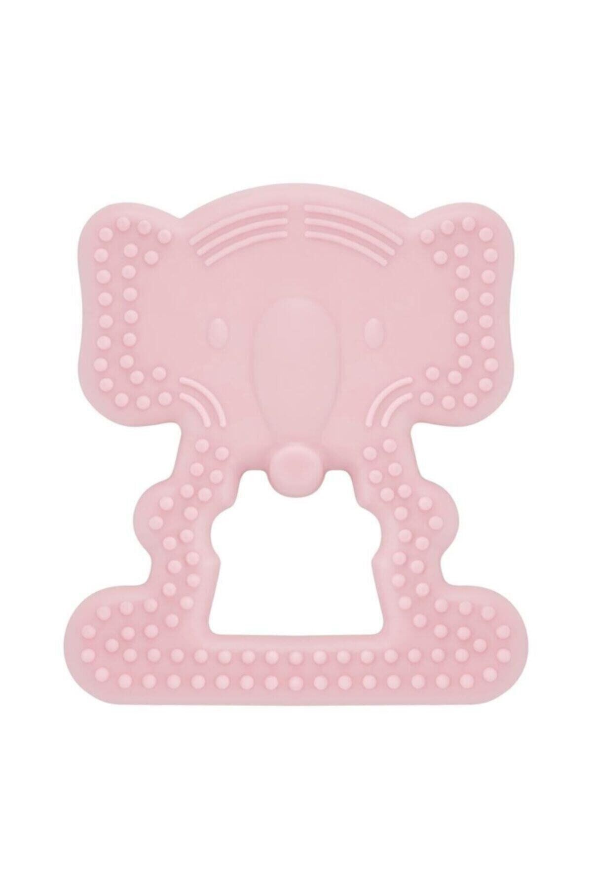 Babyjem Diş Kaşıyıcı Fil Pembe 628