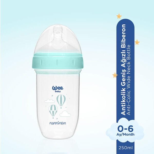 Wee Baby Nanninom Antikolik Geniş Ağızlı Biberon 250 ml