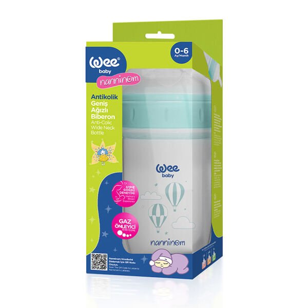 Wee Baby Nanninom Antikolik Geniş Ağızlı Biberon 250 ml