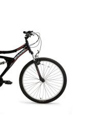 Bisan Ranger-24 Ürün Rengi: Mat Siyah   Kadro: 14'' - 36 Cm   Vites: 3x7 Vites   Tekerlek: 24''   Etiket Rengi: Kırmızı