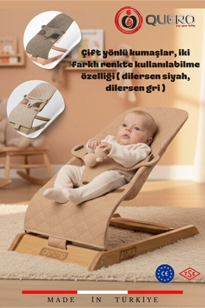 Quero Anka Çift Sallanır Ana Kucağı Kahve Latte
