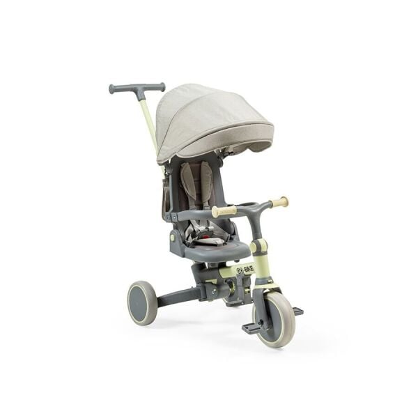 Baby2Go Go Bike Ebeveyn Kontrollü İtmeli 3 Teker Katlanır Bisiklet (sarı)