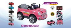 Aliş 606K Coupe Turbo Gri 12 v Uzaktan Kumandalı Akülü Araba Pembe