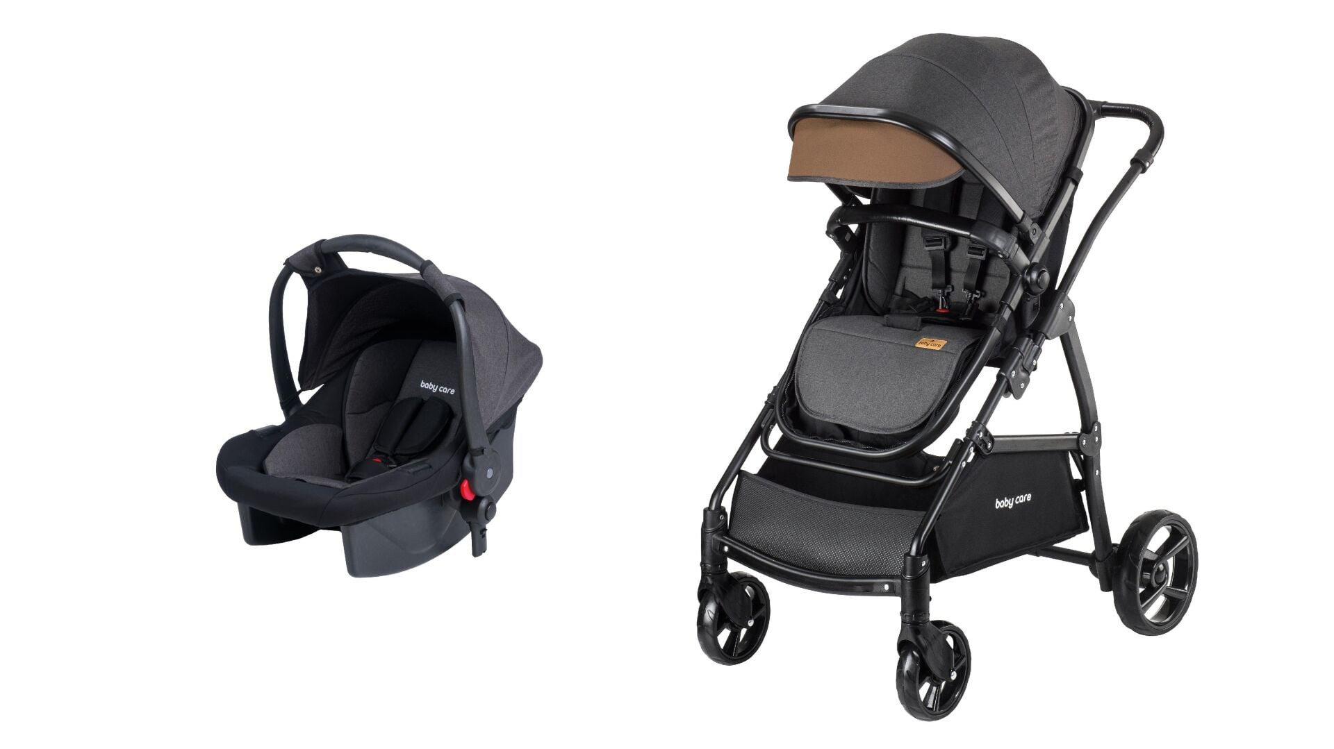 Baby Care Bc-315 Safari Trio Travel Puset  Siyah ( S )