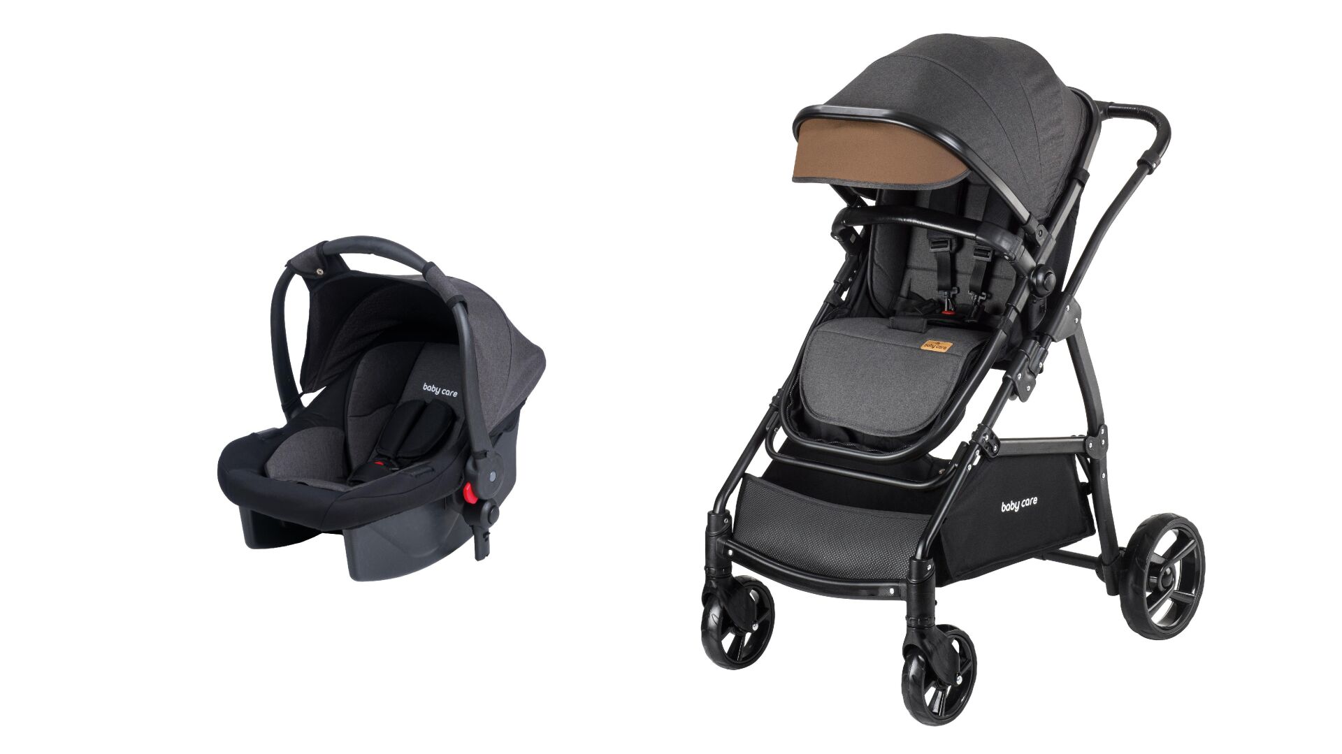 Baby Care Bc-315 Safari Trio Travel Puset  Siyah ( S )