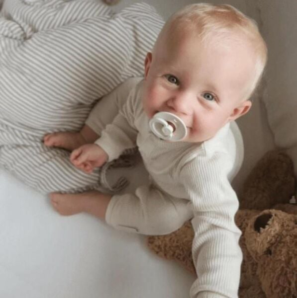 Bibs Colour Bebek Doğal Kauçuk Emzik 0-6 Ay Ivory Krem