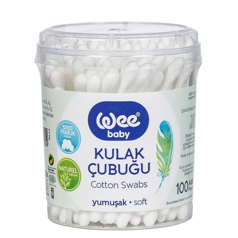 Wee Baby Pamuklu Kulak Çubuğu 100'lük