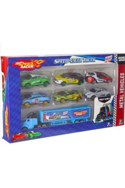 Toysan Toysan Tır Seti 3'lü Metal Arabalı Toy-40