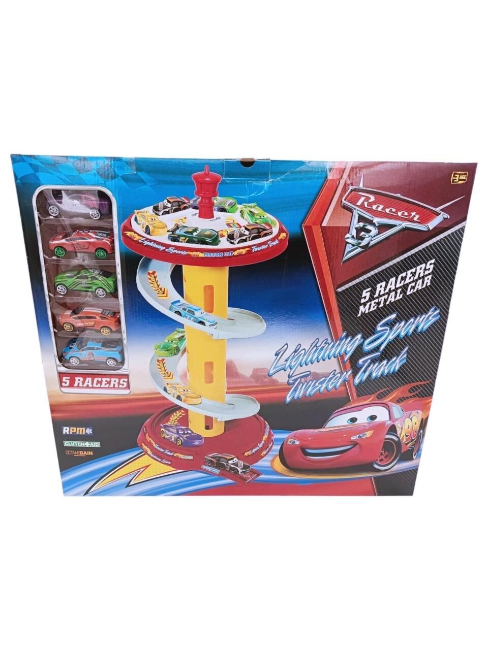Toysan Toysan Racer Twıster Track - 5 Metal Cars Spr-47