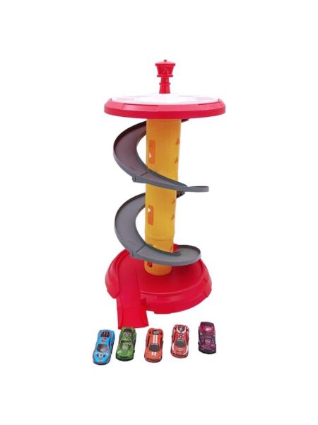 Toysan Toysan Racer Twıster Track - 5 Metal Cars Spr-47